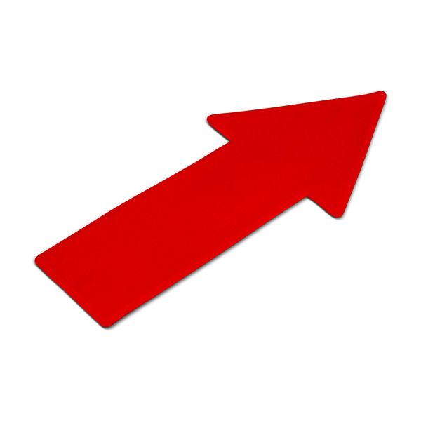 Arrow Floor Marker – 30 CM – Blue – Purple – Gelb – Grün – Orange – Red, red