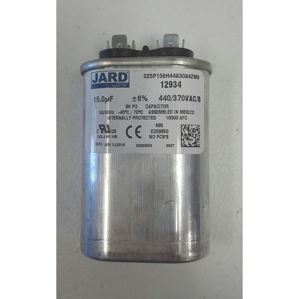 Jard 12734 15MFD X 440V ROUND Motor Run Capacitor