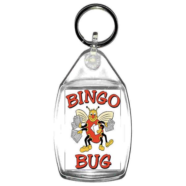 bingo bug keyring handmade in uk bingooo