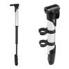 Milestone Camping 80460 Compact Bicycle Air Pump / Includes Brackets and Adaptors / Compact Size / Durable Material / Multi-Purpose Tool / Cycling Essential