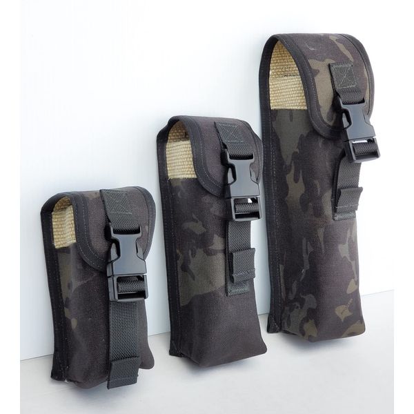 Rifles Only The Fatty High Heat Suppressor Pouch (Black Multicam, Small)