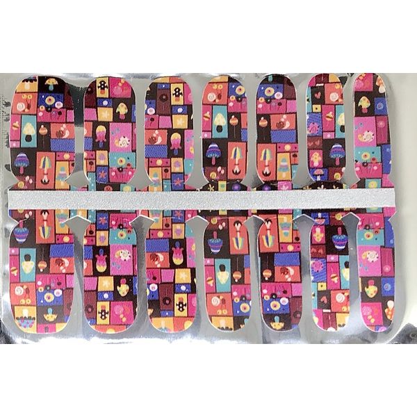 Color Nail Polish Strips 14ct. NL188. READ DESCRIPTION BELOW