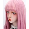 Harajuku Patson, Full Wig, Mixed Color, Loose Wave, Lolita Style, Colorful, Gradient, Cute, 27.6 inches (70 cm), love pink, Free Size