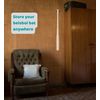 Enhanc3d Designs Baseball Bat Holder Wall Mount - Vertical Bat Hanger - Biodegradable Polymer - One Size