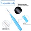 Interdental Brushes, Soft Dental Brushes, Dental Floss Brush, Mini Teeth Brushes, for Cleaning Gaps Between Teeth (0.8mm, with Floss Picks) (0.8mm, 40)