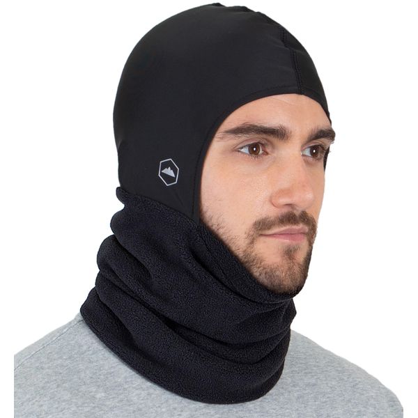 Ski Mask - Neck Warmer with Helmet Liner, Fleece Balaclava, Neck Gaiters for Men & Women - Winter Motorcycle Helmet Liner