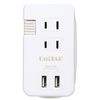 Princeton UniTAP PPS-UTAP10WH Compact USB 2 Port Power Supply Function Multi-Tap White