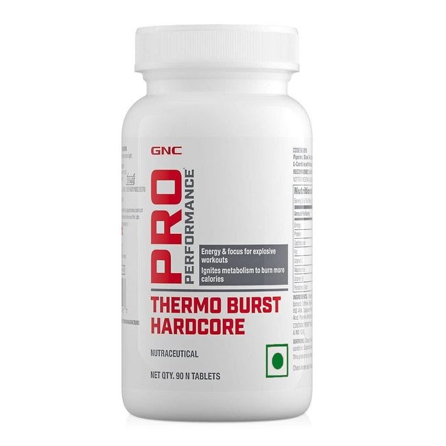 GNC Pro Performance Thermo Burst Hard-Core 90 Tablets