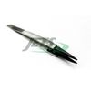 Fiber Tip Tweezers Pointed Tip Non Marring Scratching Safe Tips Tweezer 6-1/4"