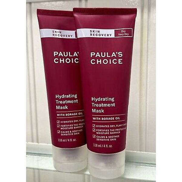 *Lot Of 2* Paula’s Choice Skin Recovery Hydrating Treatment Mask 4 Fl. Oz.