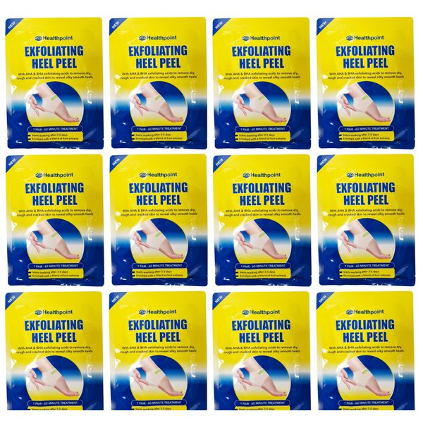 Healthpoint Exfoliating heel peel - 12 pack