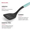 KitchenAid Classic Nylon Slotted Turner, 13.66-Inch, Aqua Sky