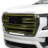 BOGAR TECH DESIGNS for GMC Yukon 2021-2024 Middle Front Chrome Delete Overlay, Gloss Black