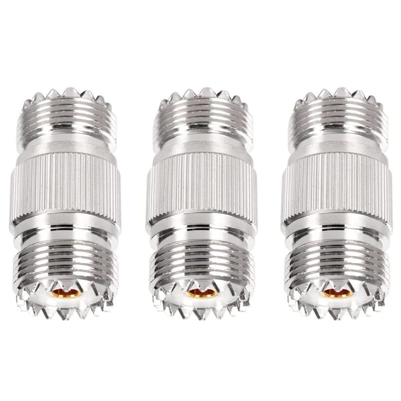 MJ-MJ Connector Relay Extension Coaxial UHF-KK SL16-KK Female to Female ...