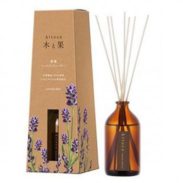 kitoca tree and fruit 100% natural essential oil reed diffuser 90ml lavender