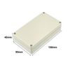 sourcingmap 158 x 90 x 40mm Electronic ABS Plastic DIY Junction Box Enclosure Case Beige