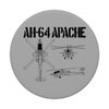 AH64 Apache Schematic Military Attack Helicopter Apache PopSockets Swappable PopGrip