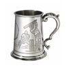 Wentworth Pewter - Cricket Scene Pewter Tankard