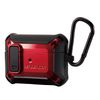 Elecom AVA-AP2ZEROLRD Compatible with AirPods Pro ZEROSHOCKLOCK Case, Red