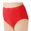Selvan Red Deep Lace Shorts Set of 2, M