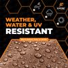 Multipurpose Protective Cover Brown Poly Tarp 8' x 12' - Durable, Water Resist