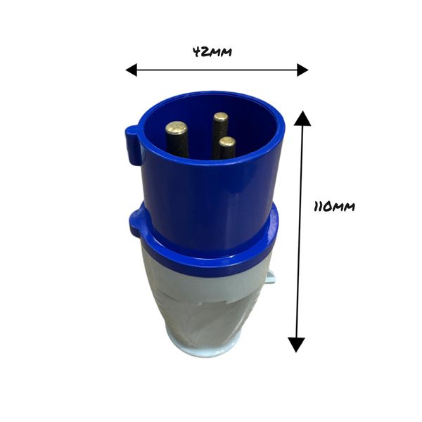 Caravan mains site plug