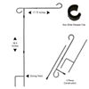 Buffalo Bills Garden Flag and Yard Stand Included