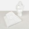 DII Women's Adjustable Microfiber Hair & Shower Wrap Combo, White