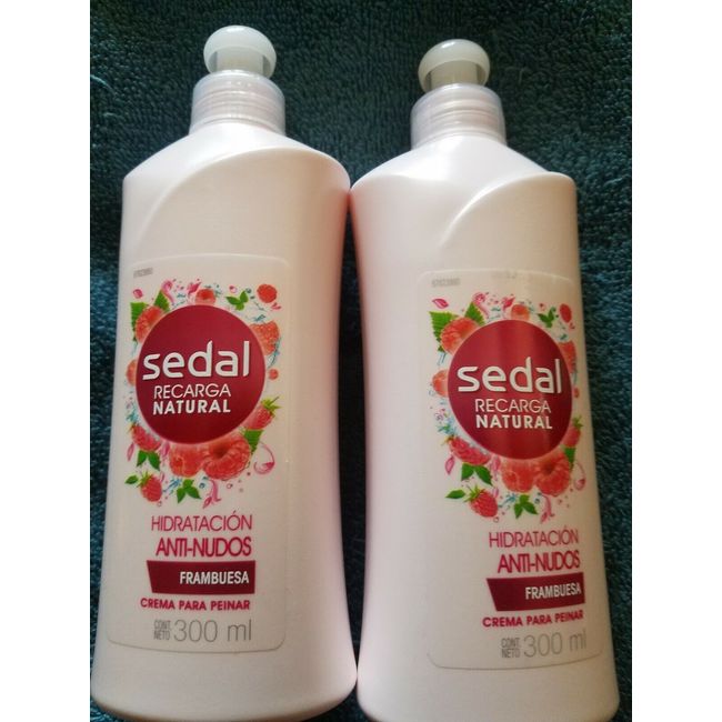 2 PACK SEDAL LEAVE IN CONDITIONER  RECARGA NATURAL FRAMBUESA  300ML EACH