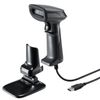 Sanwa Supply BCR-2D10GY 2-Dimensional Barcode Reader (with Stand, QR Code Compatible)