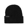 Urban Classics Cable Knit Beanie Hat, Black, One Size