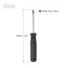 sourcing map Mini Phillips Screwdriver, 4.0mm Cross Head with Black Handle for Small Appliances, 2 Pcs