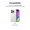 Ringke Camera Glass Protector Compatible with iPhone 15 Pro Max (2023), Hard Tempered Glass Camera Lens Screen Protector - 2 Pack