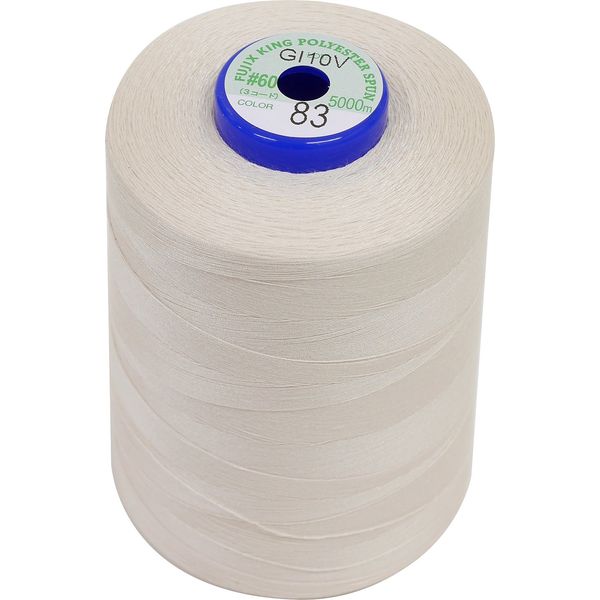 FUJIX King Spun Sewing Thread #60, 166.9 ft (5,000 m) Roll, Col.83