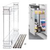 150mm Slide Pull Out Wire Basket Kitchen Larder Base Unit Cabinet Cupboard Drawer Storage