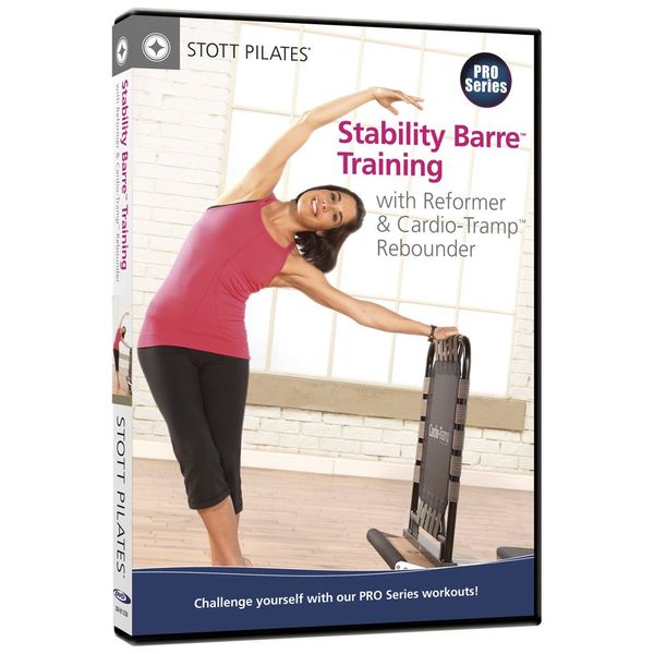 STOTT PILATES Stability Barre Training with Reformer and Cardio-Tramp Rebounder DVD