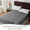 Waterproof Mattress Protector, Queen Size Mattress Pad Noiseless with Deep