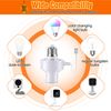 1 Pack E26 Light USB Socket Adapter, Lamp Socket Power Adapter 5V 1.5A, Light Socket Adapter Compatible with Wyze Cameras v3,v4,v3 Pro, USB Light Socket for Smart Camera, Smart Bulb, GPS, LED Strip