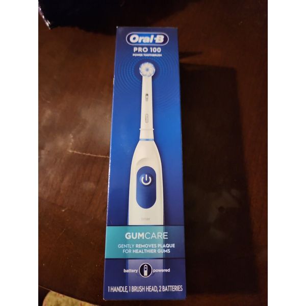 Oral-B Pro 100 Precision Clean Electric Toothbrush White New Sealed