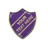 Create Your Own School Shield Badge (Purple)