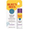 Burt's Bees 100% Natural Origin Rescue Lip Balm with Beeswax and Antioxidant-Rich Elderberry, 1 Tube in Blister Box (Package May Vary)