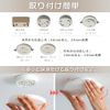 [No Construction Required] Thin LED Mini Ceiling Light, Daylight Color, Ceiling Light, Daylight Color, 6000K, Small Ceiling Light, LED Daylight, 6000K, Small LED Ceiling Light, One-Touch Installation,