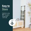 Ladder, Step Ladder 4 Step Folding with Wide Pedals, Lightweight Stepladders for