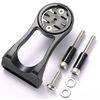 wilesev Bicycle Computer Combo Out Front Mount for garmin computer mount,with Gopro and Bike Light Adapter