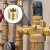 uxcell 4pcs Brass Pipe Plug Fitting 1/16" PT Female Hex Countersink Plug Internal Thread Socket Pipe Plug Used to Close Pipe End Air Tank