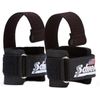 Schiek 1000DLS Lightweight Power Lifting Straps with Dowel, Black, Size Small