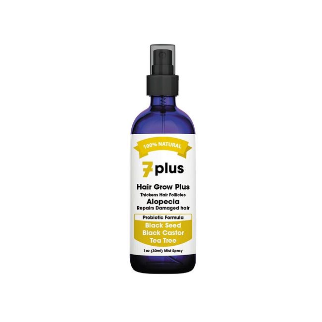 7plus Hair Growth Spray All Natural Probiotic Blend With 18 Amino Acids 1oz