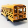 Kinsfun 6" inch Yellow School Bus Diecast Model pull back action openable doors