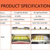 32 LED Emergency Warning Strobe light Bar +2 In 1 LED Sun Visor Windshield Light