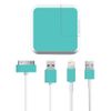 MightySkins Skin Compatible with Apple iPad Charge Kit wrap Cover Sticker Skins Solid Turquoise